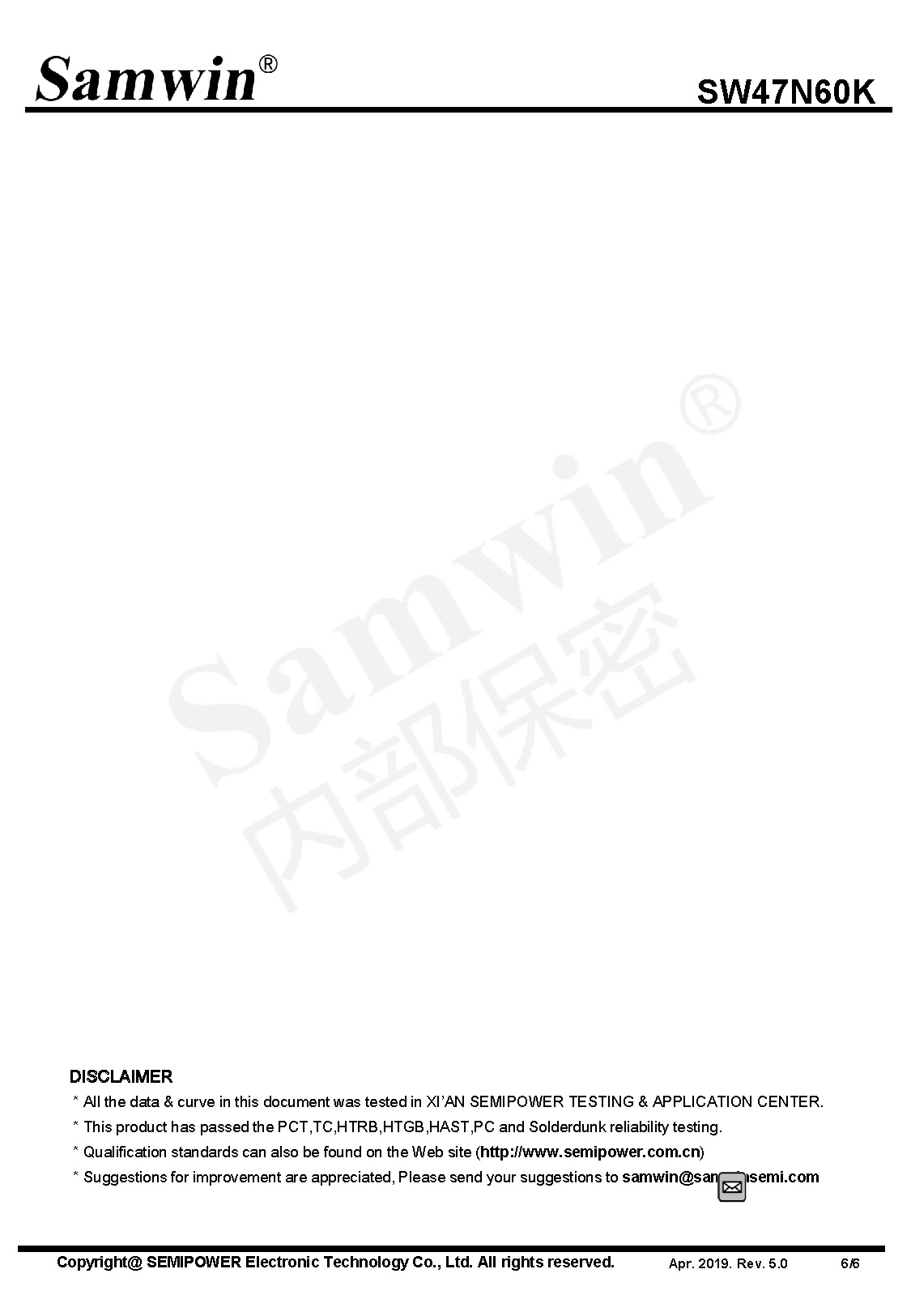 SAMWIN MOSFET